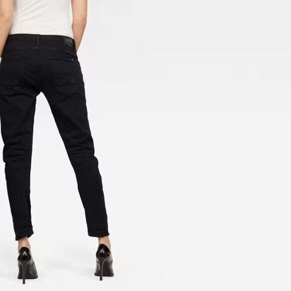 G Star Arc 3D Womens Black Jeans Low Boyfriend Sz 32 W - Picture 2 of 11